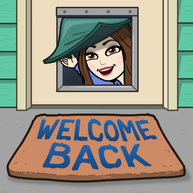 Welcome back!